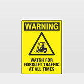 Customized Safety Signs,Warning Watch For Forklift Traffic Sign
